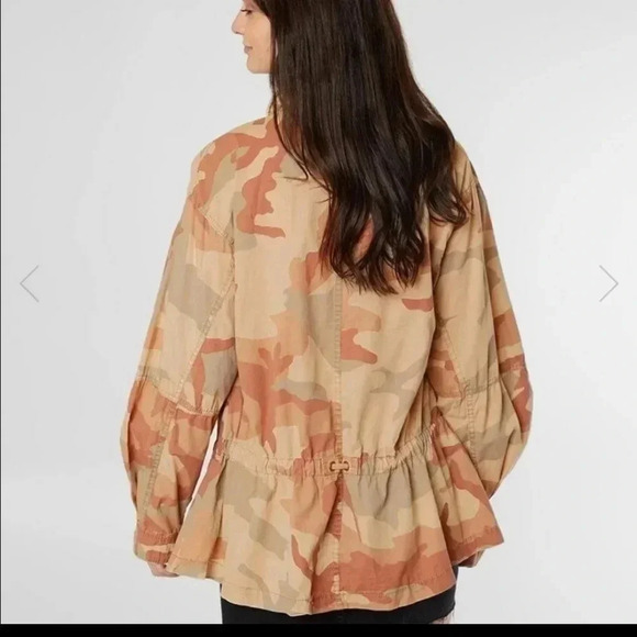 Free People Lead The Way Camo Lightweight Jacket(S) - Picture 2 of 14